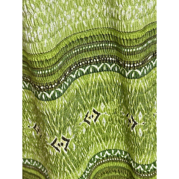 Rafael Women's Shell ( 2X) Pleated Textured Design Rafael Bohemian Top - Picture 5 of 16